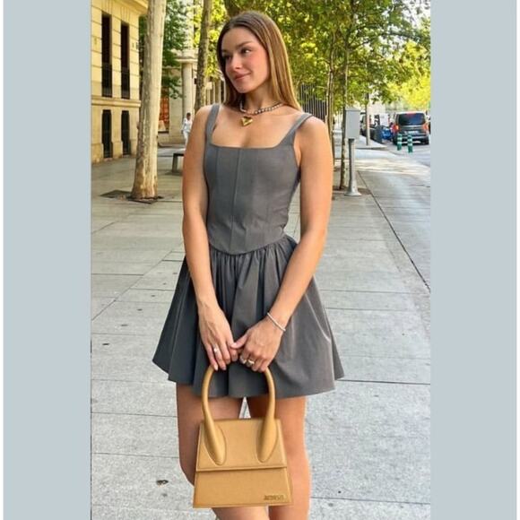 ZARA BLOGGER FAVE!!! A-line Short Dress NWT - Picture 3 of 17